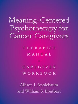 cover image of Meaning-Centered Psychotherapy for Cancer Caregivers